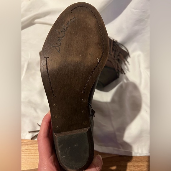 NWOT Sam Edelman Louie fringe leather booties - Picture 6 of 8